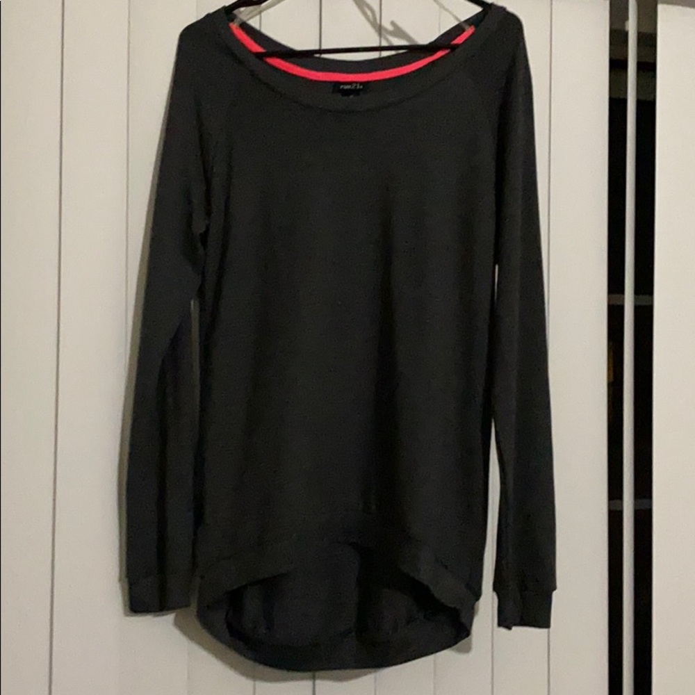 Off shoulder sweatshirt
